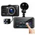 Touch Screen Dashboard Camera Front and Rear Dual Dash Cam with G-Sensor, Loop-Recording & Parking Mode