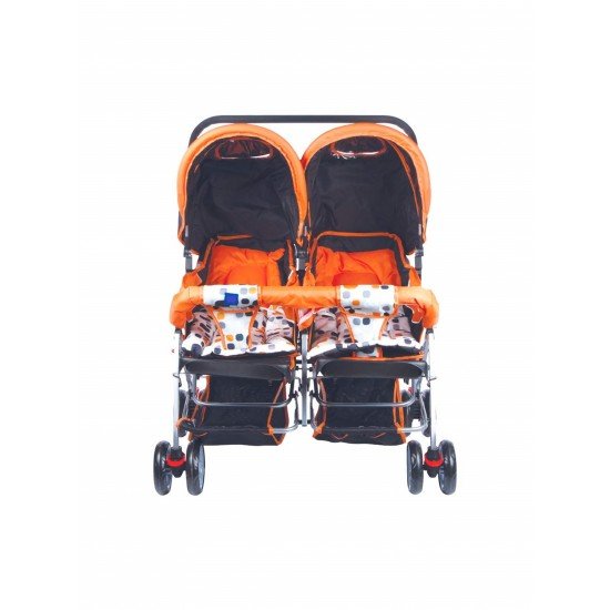 Baby Twins Buggy Stroller/Two Babies Pram/Kids/Infants/Toddlers of 0-2 Years with Swivel Wheel / 3 Point Safety Harness Belt/Multi Recline Position with Comfortable Seats Baby Twins Buggy Stroller/Two Babies Pram/Kids/Infants/Toddlers of 0-2 Years with Swivel Wheel / 3 Point Safety Harness Belt/Multi Recline Position with Comfortable Seats