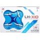 LH-X10, Blue FPV 2.4Ghz RC Drone Quadcopter 6Axis 6CH 3D Flying LED Flashing Light LH-X10, Blue FPV 2.4Ghz RC Drone Quadcopter 6Axis 6CH 3D Flying LED Flashing Light