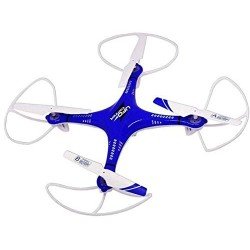LH-X10, Blue FPV 2.4Ghz RC Drone Quadcopter 6Axis 6CH 3D Flying LED Flashing Light