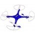 LH-X10, Blue FPV 2.4Ghz RC Drone Quadcopter 6Axis 6CH 3D Flying LED Flashing Light