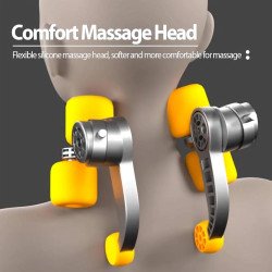 Neck & Shoulder Massager with Heat | Deep Tissue Therapy for Pain Relief & Relaxation – Cordless | Grey