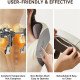 Neck & Shoulder Massager with Heat | Deep Tissue Therapy for Pain Relief & Relaxation – Cordless | Grey