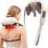 Neck & Shoulder Massager with Heat | Deep Tissue Therapy for Pain Relief & Relaxation – Cordless | Grey