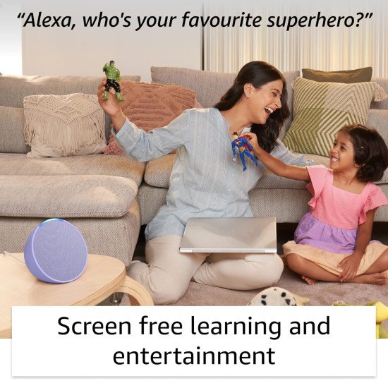 Amazon Smart Echo Pop speaker with Alexa and Bluetooth 