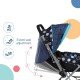 Baby Stroller / Pram for 0 to 3 Years, New Born / Toddler / Kid, 5 Point Safety Harness, Adjustable backrest, 360° Swivel Wheel, Large storage basket, Reversible Handlebar (color May Vary) Baby Stroller / Pram for 0 to 3 Years, New Born / Toddler / Kid, 5 Point Safety Harness, Adjustable backrest, 360° Swivel Wheel, Large storage basket, Reversible Handlebar (color May Vary)