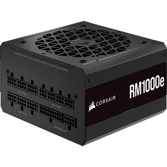 CORSAIR RM1000e (2023) Fully Modular Low-Noise ATX Power Supply - ATX 3.0 & PCIe 5.0 Compliant - 105°C-Rated Capacitors - 80 Plus Gold Efficiency - Modern Standby Support CORSAIR RM1000e (2023) Fully Modular Low-Noise ATX Power Supply - ATX 3.0 & PCIe 5.0 Compliant - 105°C-Rated Capacitors - 80 Plus Gold Efficiency - Modern Standby Support