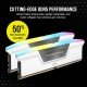 CORSAIR VENGEANCE RGB DDR5 RAM 32GB (2x16GB) 6000MHz CL36 Intel XMP iCUE Compatible Computer Memory - White (CMH32GX5M2D6000C36W) CORSAIR VENGEANCE RGB DDR5 RAM 32GB (2x16GB) 6000MHz CL36 Intel XMP iCUE Compatible Computer Memory - White (CMH32GX5M2D6000C36W)