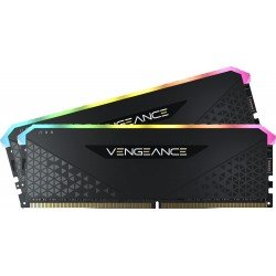 CORSAIR Vengeance RGB RS 32GB 2x16GB DDR4 3200MHz C16 16-20-20-38 Black Heatspreader Desktop Gaming Memory