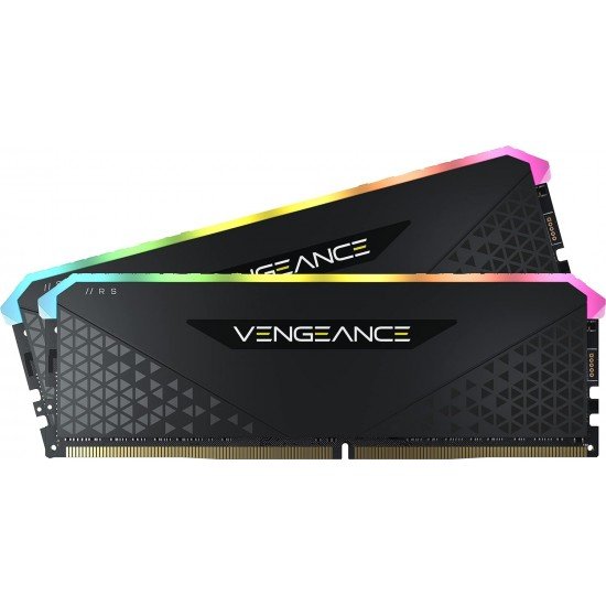 CORSAIR Vengeance RGB RS 32GB 2x16GB DDR4 3200MHz C16 16-20-20-38 Black Heatspreader Desktop Gaming Memory CORSAIR Vengeance RGB RS 32GB 2x16GB DDR4 3200MHz C16 16-20-20-38 Black Heatspreader Desktop Gaming Memory