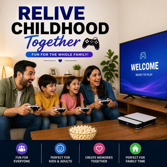 GS5 Pro 4K Retro Video Game Console for TV  