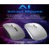 Ai Voice 2.4G Wired Wireless Mouse Translation Writing Drawing Forms Voice Artificial Intelligence Deepseek Mouse.