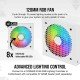 Corsair CX750F RGB White, 750 Watt, 80 Plus Bronze, Fully Modular RGB White PSU Corsair CX750F RGB White, 750 Watt, 80 Plus Bronze, Fully Modular RGB White PSU