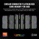 Corsair Dominator Platinum RGB DDR5 32GB (2x16GB) 5200MHz C40 AMD Optimized Desktop Memory (12 Ultra-Bright CAPELLIX RGB LEDs, Patented CORSAIR DHX Cooling, Custom AMD® Expo Profiles) Cool Gray