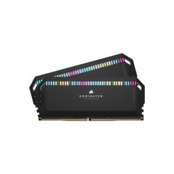 Corsair Dominator Platinum RGB DDR5 32GB (2x16GB) 5600MHz C36 Intel Optimized Desktop Memory (Onboard Voltage Regulation, Patented CORSAIR DHX Cooling, 12 Ultra-Bright CAPELLIX RGB LEDs) Black