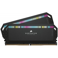 Corsair Dominator Platinum RGB DDR5 32GB (2x16GB) 6000MHz C36 Intel Optimized Desktop Memory (Onboard Voltage Regulation, Patented CORSAIR DHX Cooling, 12 Ultra-Bright CAPELLIX RGB LEDs) Black