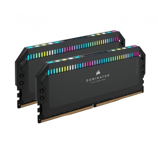 Corsair Dominator Platinum RGB DDR5 32GB (2x16GB) DDR5 7000 MHz C34 Intel Optimised Desktop Memory (Onboard Voltage Regulation, Patented CORSAIR DHX Cooling, 12 Ultra-Bright CAPELLIX RGB LEDs) Black Corsair Dominator Platinum RGB DDR5 32GB (2x16GB) DDR5 7000 MHz C34 Intel Optimised Desktop Memory (Onboard Voltage Regulation, Patented CORSAIR DHX Cooling, 12 Ultra-Bright CAPELLIX RGB LEDs) Black