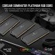 Corsair Dominator Platinum RGB DDR5 32GB (2x16GB) DDR5 7000 MHz C34 Intel Optimised Desktop Memory (Onboard Voltage Regulation, Patented CORSAIR DHX Cooling, 12 Ultra-Bright CAPELLIX RGB LEDs) Black Corsair Dominator Platinum RGB DDR5 32GB (2x16GB) DDR5 7000 MHz C34 Intel Optimised Desktop Memory (Onboard Voltage Regulation, Patented CORSAIR DHX Cooling, 12 Ultra-Bright CAPELLIX RGB LEDs) Black