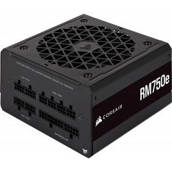 Corsair RM750e (2023) Fully Modular Low-Noise ATX Power Supply - ATX 3.0 & PCIe 5.0 Compliant - 105°C-Rated Capacitors - 80 Plus Gold Efficiency - Modern Standby Support - Black
