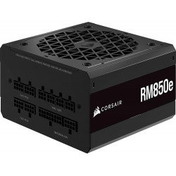 Corsair RM850e (2023) Fully Modular Low-Noise ATX Power Supply - ATX 3.0 & PCIe 5.0 Compliant - 105°C-Rated Capacitors - 80 Plus Gold Efficiency - Modern Standby Support - Black
