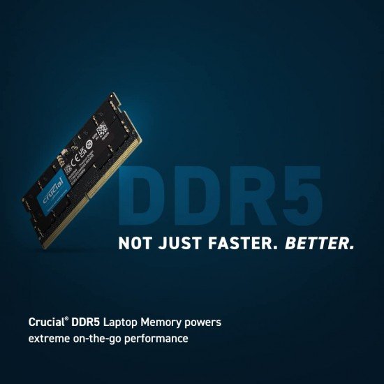 Crucial RAM 16GB DDR5 4800MHz CL40 Desktop Memory CT16G48C40U5 Black Crucial RAM 16GB DDR5 4800MHz CL40 Desktop Memory CT16G48C40U5 Black