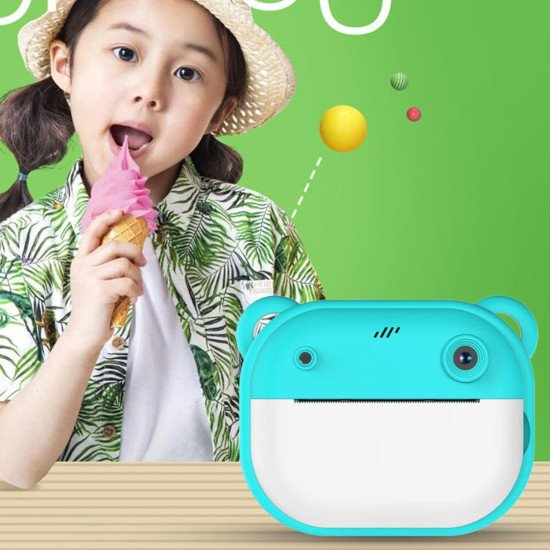 Kids print Dual Camera , Instant Print Camera For Kids 1080p HD