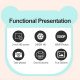 Kids print Dual Camera , Instant Print Camera For Kids 1080p HD