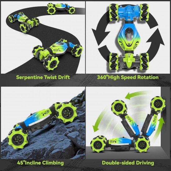 Gesture Rc Car Hand Controlled Stunt Car For 6-12 Yr Boys Girls,4Wd 2.4Ghz Remote Control Gesture Sensor Toy Cars Drift Twist Offroad With Light Music For Ages 8-13 Kids (Color may vary) Gesture Rc Car Hand Controlled Stunt Car For 6-12 Yr Boys Girls,4Wd 2.4Ghz Remote Control Gesture Sensor Toy Cars Drift Twist Offroad With Light Music For Ages 8-13 Kids (Color may vary)