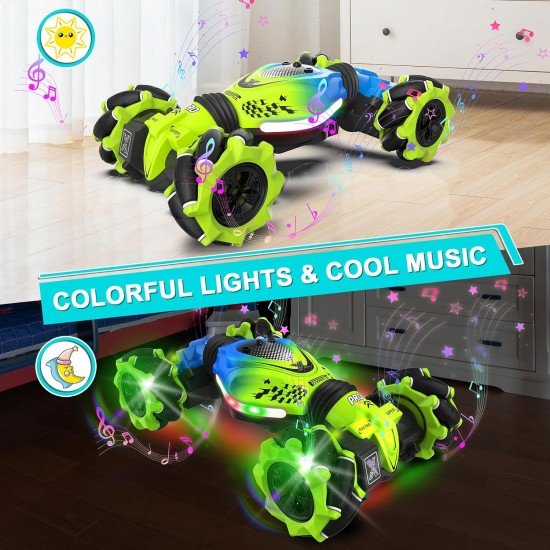 Gesture Rc Car Hand Controlled Stunt Car For 6-12 Yr Boys Girls,4Wd 2.4Ghz Remote Control Gesture Sensor Toy Cars Drift Twist Offroad With Light Music For Ages 8-13 Kids (Color may vary) Gesture Rc Car Hand Controlled Stunt Car For 6-12 Yr Boys Girls,4Wd 2.4Ghz Remote Control Gesture Sensor Toy Cars Drift Twist Offroad With Light Music For Ages 8-13 Kids (Color may vary)