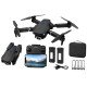 E88 Foldable Drone with Dual Camera, 2 Batteries, WiFi FPV, Altitude Hold, One Key Take Off/Landing