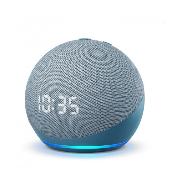 Echo Dot 4th Gen with clock | Smart speaker with powerful bass, LED display and Alexa Echo Dot 4th Gen with clock | Smart speaker with powerful bass, LED display and Alexa