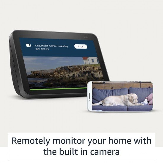 Echo Show 8 (2nd Gen) - Smart speaker with 8" HD screen, stereo sound & hands-free entertainment with Alexa Echo Show 8 (2nd Gen) - Smart speaker with 8" HD screen, stereo sound & hands-free entertainment with Alexa
