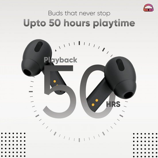 Ekko Earbeats T04 Bluetooth Truly Wireless in Ear Earbuds with ENC Call Noise Cancellation, Siri & Google Assistant Activate Ekko Earbeats T04 Bluetooth Truly Wireless in Ear Earbuds with ENC Call Noise Cancellation, Siri & Google Assistant Activate