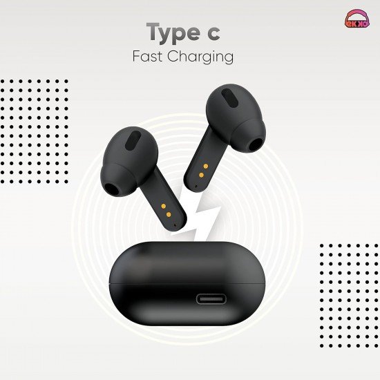 Ekko Earbeats T04 Bluetooth Truly Wireless in Ear Earbuds with ENC Call Noise Cancellation, Siri & Google Assistant Activate Ekko Earbeats T04 Bluetooth Truly Wireless in Ear Earbuds with ENC Call Noise Cancellation, Siri & Google Assistant Activate