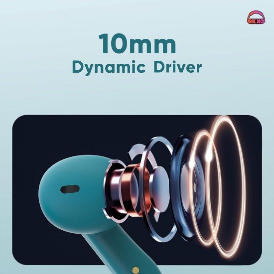 Ekko Earbeats T06 in-Ear Truly Wireless Earbuds with 60H Playtime,10MM Driver, ENC Call Noise Cancellation, google assistant or siri Ekko Earbeats T06 in-Ear Truly Wireless Earbuds with 60H Playtime,10MM Driver, ENC Call Noise Cancellation, google assistant or siri