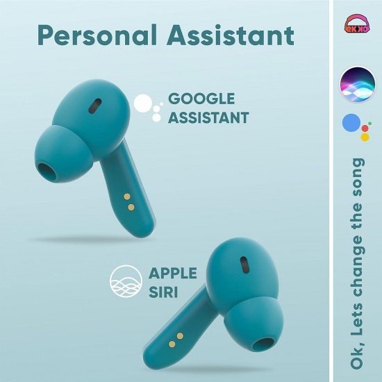 Ekko Earbeats T06 in-Ear Truly Wireless Earbuds with 60H Playtime,10MM Driver, ENC Call Noise Cancellation, google assistant or siri Ekko Earbeats T06 in-Ear Truly Wireless Earbuds with 60H Playtime,10MM Driver, ENC Call Noise Cancellation, google assistant or siri