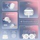 Ekko Earbeats T07 Bluetooth Truly Wireless in Ear Earbuds with mic, ENC Call Noise Cancellation, Siri & Google Assistant (White) Ekko Earbeats T07 Bluetooth Truly Wireless in Ear Earbuds with mic, ENC Call Noise Cancellation, Siri & Google Assistant (White)