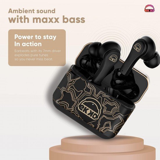 Ekko Earbeats T08 Bluetooth Truly Wireless in Ear Earbuds with mic, Siri/Google assistant Ekko Earbeats T08 Bluetooth Truly Wireless in Ear Earbuds with mic, Siri/Google assistant