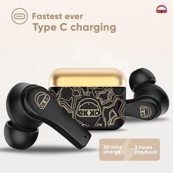 Ekko Earbeats T08 Bluetooth Truly Wireless in Ear Earbuds with mic, Siri/Google assistant Ekko Earbeats T08 Bluetooth Truly Wireless in Ear Earbuds with mic, Siri/Google assistant