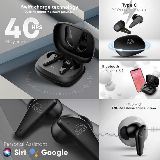 Ekko Earbeats T09 Truly Wireless in Ear Earbuds with mic, Siri/Google assistant Ekko Earbeats T09 Truly Wireless in Ear Earbuds with mic, Siri/Google assistant