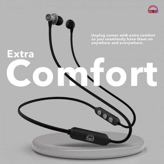 Ekko Unplug N02 - Neckband with Super Sound Heavy Bass, Playback time Upto 15 Hours,Siri & Google Assistant Activate Ekko Unplug N02 - Neckband with Super Sound Heavy Bass, Playback time Upto 15 Hours,Siri & Google Assistant Activate