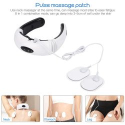 Electric Neck Massagers Adjustable Heated Deep Tissue Pain Relief for Neck and Cervical Comfort 