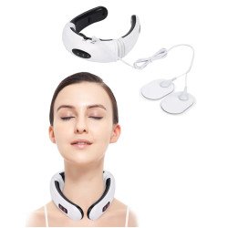Electric Neck Massagers Adjustable Heated Deep Tissue Pain Relief for Neck and Cervical Comfort 
