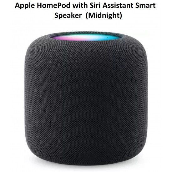 Apple HomePod (2nd Gen) with Built-in Siri Smart Wi-Fi Speaker (Dolby Atmos, Midnight Black) (Color May Vary) Apple HomePod (2nd Gen) with Built-in Siri Smart Wi-Fi Speaker (Dolby Atmos, Midnight Black) (Color May Vary)
