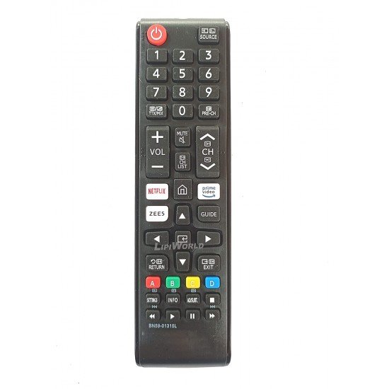 Samsung Smart TV Led Remote Netflix Prime Video Zee5 Function