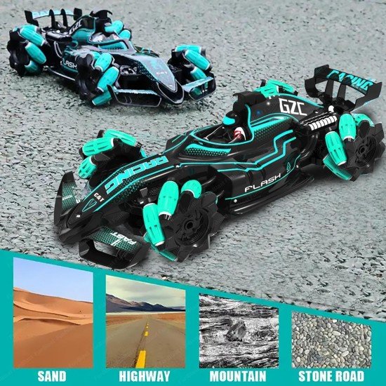 F1 Super Drifter Car Toy, 2.4GHZ Remote Control Car, USB with Rechargeable Battery, Steam Jet Exhaust Car with 360 Degree Rotation Light and Sound Car Toy for 4+ Years Kids, Boys, Girls F1 Super Drifter Car Toy, 2.4GHZ Remote Control Car, USB with Rechargeable Battery, Steam Jet Exhaust Car with 360 Degree Rotation Light and Sound Car Toy for 4+ Years Kids, Boys, Girls