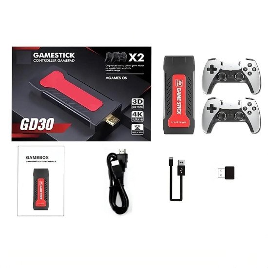  GD30 Wireless Gamestick Built-In 35,000+ 3D Classic Retro Games 