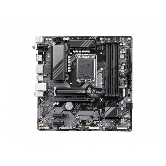 GIGABYTE B760M DS3H AX (LGA 1700/ Intel/ B760/ M-ATX/ DDR5/ 2* M.2/ PCIe 4.0/ USB 3.2 Gen 2 Type-C/WiFi 6E/ 2.5GbE LAN/Q-Flash Plus/PCIe EZ-Latch/Motherboard) GIGABYTE B760M DS3H AX (LGA 1700/ Intel/ B760/ M-ATX/ DDR5/ 2* M.2/ PCIe 4.0/ USB 3.2 Gen 2 Type-C/WiFi 6E/ 2.5GbE LAN/Q-Flash Plus/PCIe EZ-Latch/Motherboard)