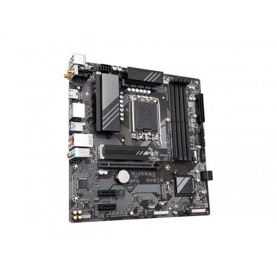 GIGABYTE B760M DS3H AX (LGA 1700/ Intel/ B760/ M-ATX/ DDR5/ 2* M.2/ PCIe 4.0/ USB 3.2 Gen 2 Type-C/WiFi 6E/ 2.5GbE LAN/Q-Flash Plus/PCIe EZ-Latch/Motherboard) GIGABYTE B760M DS3H AX (LGA 1700/ Intel/ B760/ M-ATX/ DDR5/ 2* M.2/ PCIe 4.0/ USB 3.2 Gen 2 Type-C/WiFi 6E/ 2.5GbE LAN/Q-Flash Plus/PCIe EZ-Latch/Motherboard)