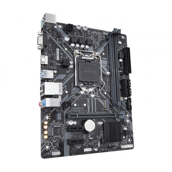 GIGABYTE H310M M.2 2.0 (LGA1151/ Intel/ H310/ Micro ATX/ DDR4/ HDMI 1.4/ M.2/ Motherboard) GIGABYTE H310M M.2 2.0 (LGA1151/ Intel/ H310/ Micro ATX/ DDR4/ HDMI 1.4/ M.2/ Motherboard)